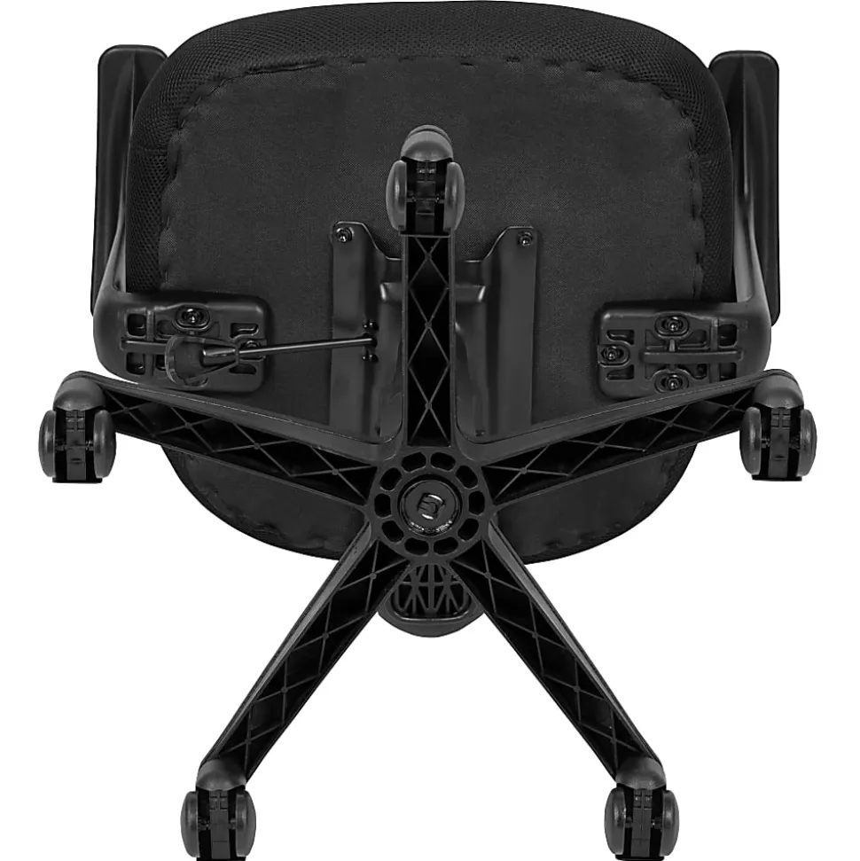 Flash Furniture Mallard Mesh Mid-Back Swivel Task Chair, Black