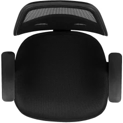 Flash Furniture Mallard Mesh Mid-Back Swivel Task Chair, Black