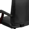 Flash Furniture Martha Washington LeatherSoft Faux Leather High-Back Swivel Office Chair, Black