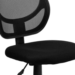 Flash Furniture Mesh Low-Back Swivel Task Chair, Black