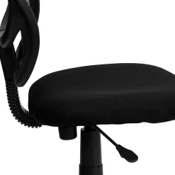 Flash Furniture Mesh Low-Back Swivel Task Chair, Black