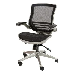 Flash Furniture Mesh Mid-Back Executive Office Chair, Black/Graphite Silver