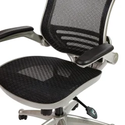 Flash Furniture Mesh Mid-Back Executive Office Chair, Black/Graphite Silver