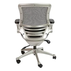 Flash Furniture Mesh Mid-Back Executive Office Chair, Black/Graphite Silver