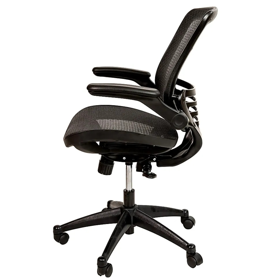 Flash Furniture Mesh Mid-Back Executive Office Chair, Black
