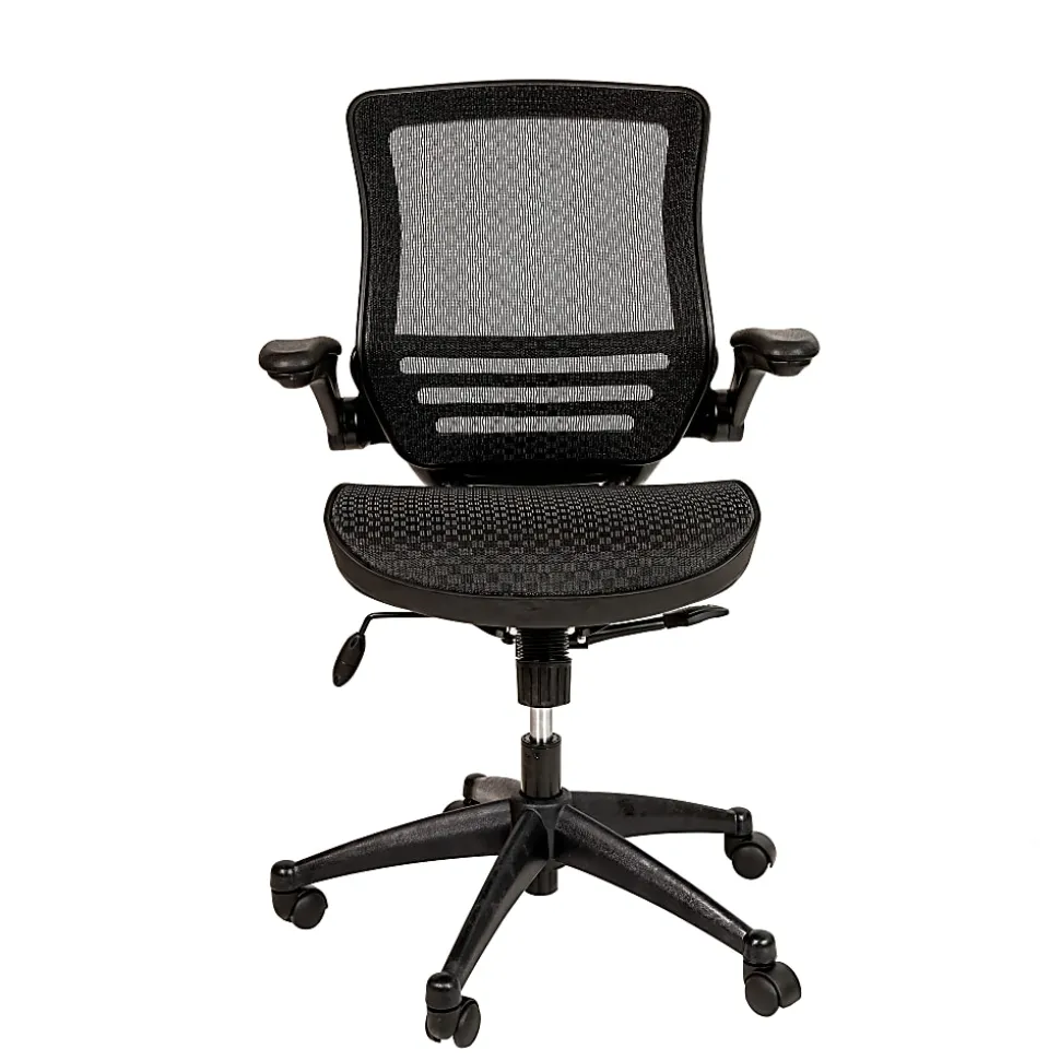 Flash Furniture Mesh Mid-Back Executive Office Chair, Black