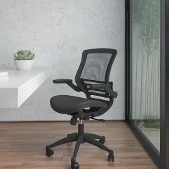 Flash Furniture Mesh Mid-Back Executive Office Chair, Black