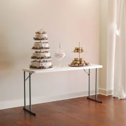 Flash Furniture Plastic Folding Table, 29