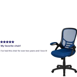 Flash Furniture Porter Ergonomic Mesh High-Back Office Chair, Blue