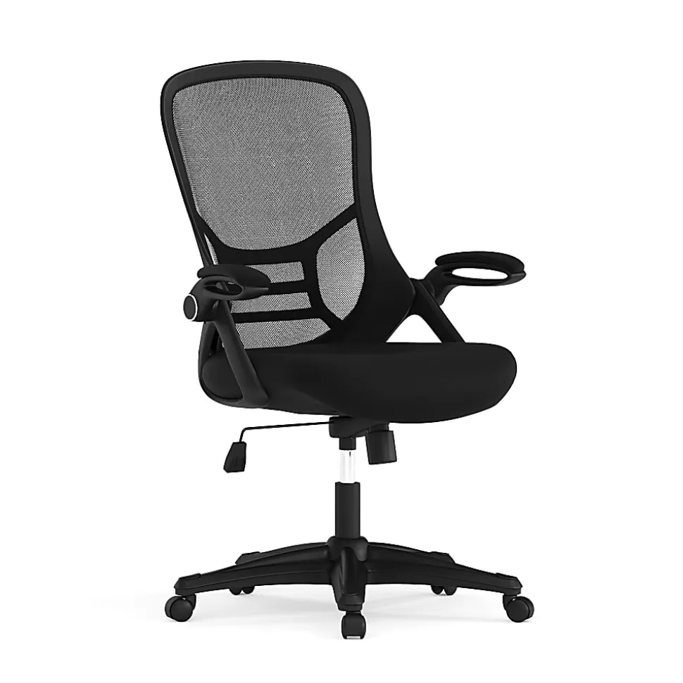 Flash Furniture Porter Ergonomic Mesh High-Back Office Chair, Black