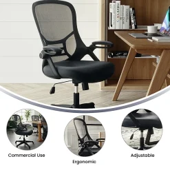 Flash Furniture Porter Ergonomic Mesh High-Back Office Chair, Gray