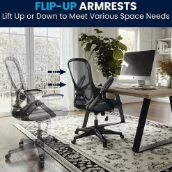 Flash Furniture Porter Ergonomic Mesh High-Back Office Chair, Gray
