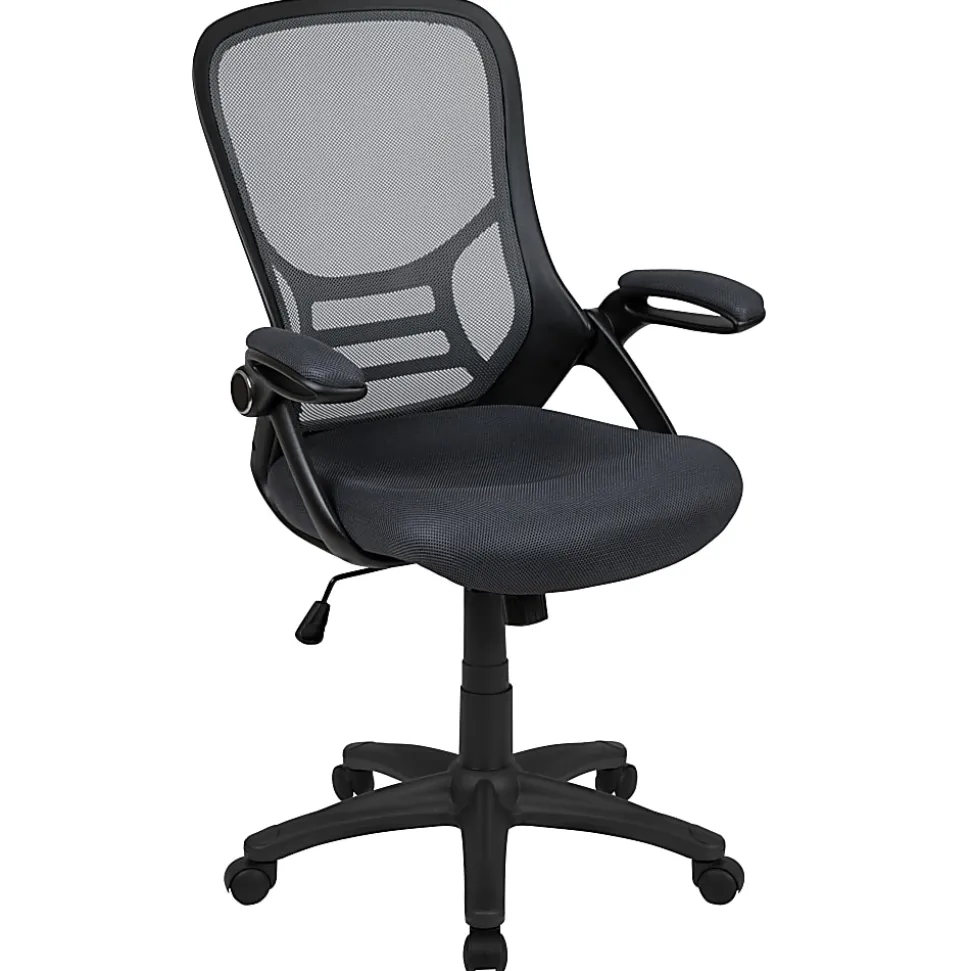 Flash Furniture Porter Ergonomic Mesh High-Back Office Chair, Gray