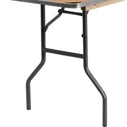 Flash Furniture Rectangular Heavy-Duty Folding Banquet Table, 30