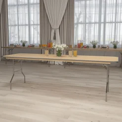 Flash Furniture Rectangular Heavy-Duty Folding Banquet Table, 30