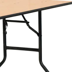 Flash Furniture Rectangular Folding Banquet Table, 30-1/4