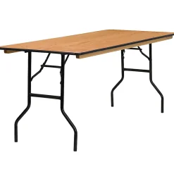 Flash Furniture Rectangular Folding Banquet Table, 30-1/4