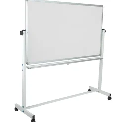 Flash Furniture Reversible Cork Bulletin/Magnetic Dry-Erase Whiteboard, 62 1/2