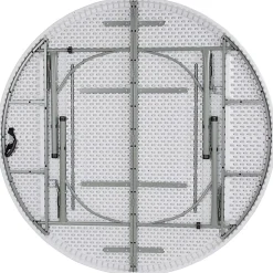 Flash Furniture Round Bi-Fold Plastic Banquet And Event Folding Table, 29