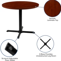 Flash Furniture Round Multipurpose Conference Table, 30