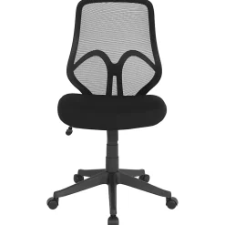 Flash Furniture Salerno Series Ergonomic Mesh High-Back Office Chair, Black