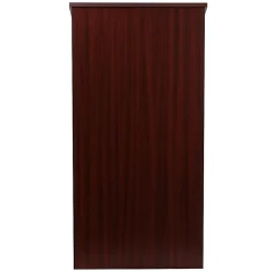 Flash Furniture Stand-Up Wood Lectern, 45-3/4"H x 23"W x 15"D, Mahogany