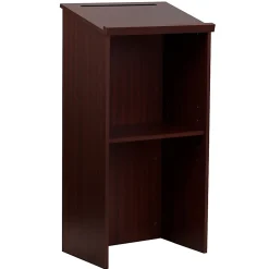 Flash Furniture Stand-Up Wood Lectern, 45-3/4
