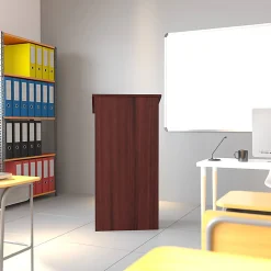 Flash Furniture Stand-Up Wood Lectern, 45-3/4
