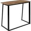 Flash Furniture 36"W Home Office Folding Computer Desk, Rustic