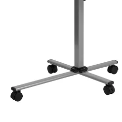 Flash Furniture 30"W Mobile Laptop Computer Desk, Cherry