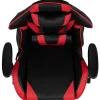 Flash Furniture X30 Ergonomic LeatherSoft™ Faux Leather Gaming Racing Chair, Red/Black