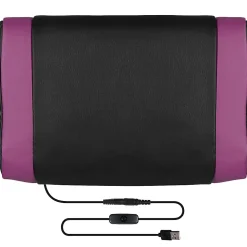 Flash Furniture X40 Gaming Chair With Fully Reclining Back And Arms, Black/Purple