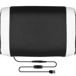 Flash Furniture X40 Gaming Chair With Fully Reclining Back And Arms, White/Black