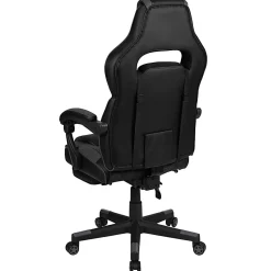 Flash Furniture X40 Gaming Chair With Fully Reclining Back And Arms, Black/Gray