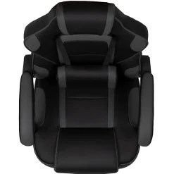 Flash Furniture X40 Gaming Chair With Fully Reclining Back And Arms, Black/Gray