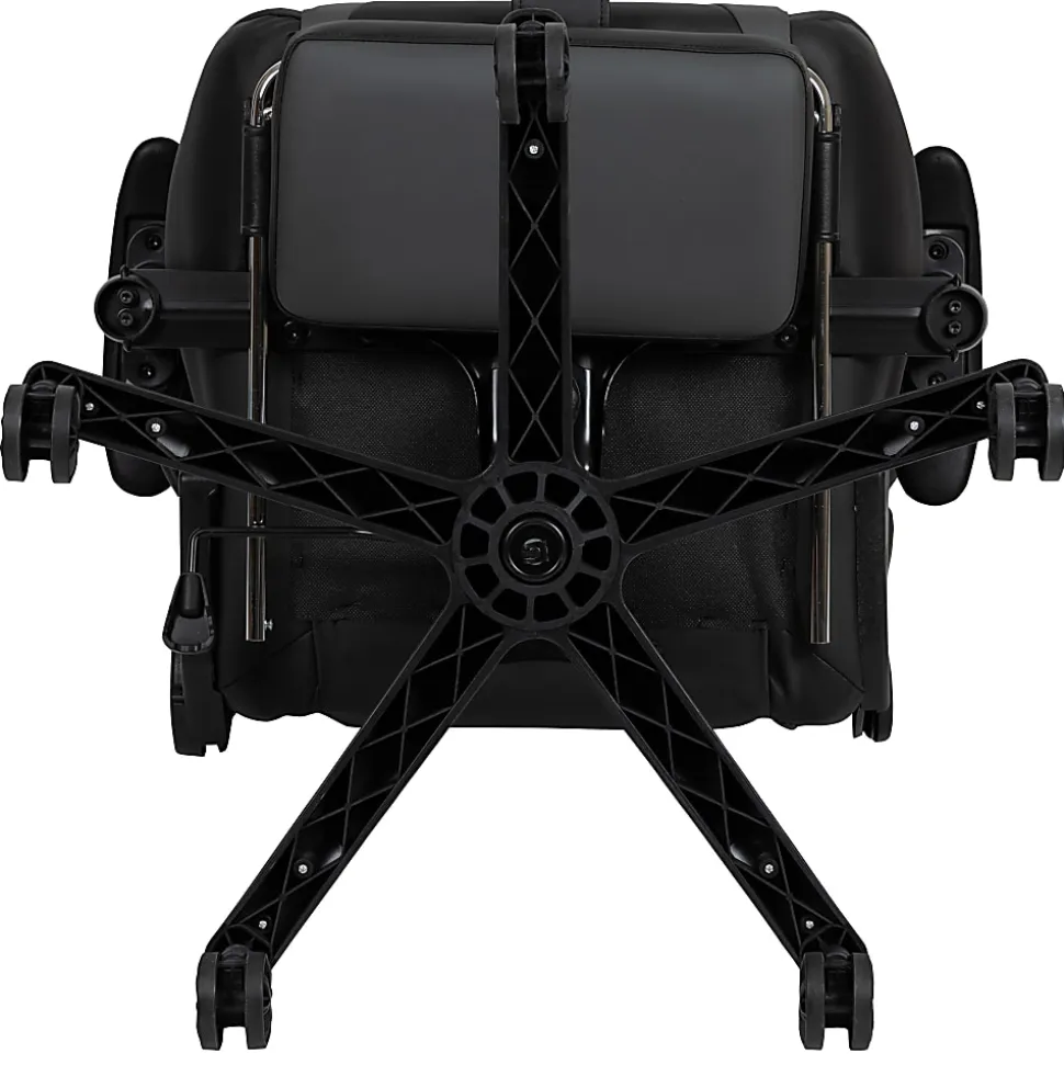 Flash Furniture X30 LeatherSoft Gaming Racing Chair, Gray/Black