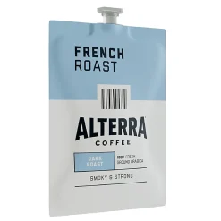 FLAVIA® Coffee ALTERRA® Single-Serve Coffee Freshpacks, French Roast, Carton Of 100