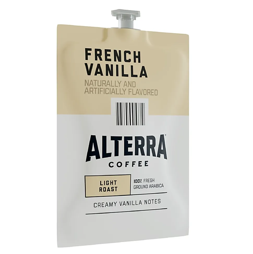 FLAVIA® Coffee ALTERRA® Single-Serve Coffee Freshpacks, French Vanilla, Carton Of 100