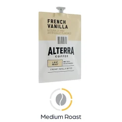 FLAVIA® Coffee ALTERRA® Single-Serve Coffee Freshpacks, French Vanilla, Carton Of 100