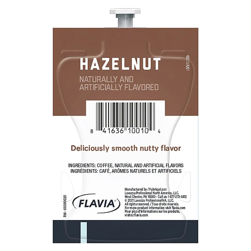 FLAVIA® Coffee ALTERRA® Single-Serve Coffee Freshpacks, Hazelnut, Carton Of 100