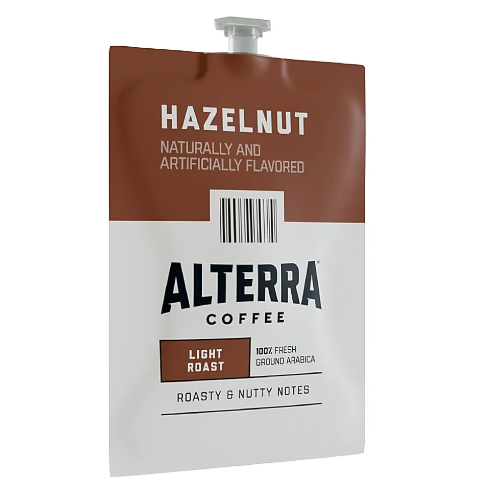 FLAVIA® Coffee ALTERRA® Single-Serve Coffee Freshpacks, Hazelnut, Carton Of 100