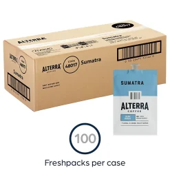 FLAVIA® Coffee ALTERRA® Single-Serve Coffee Freshpacks, Sumatra, Carton Of 100