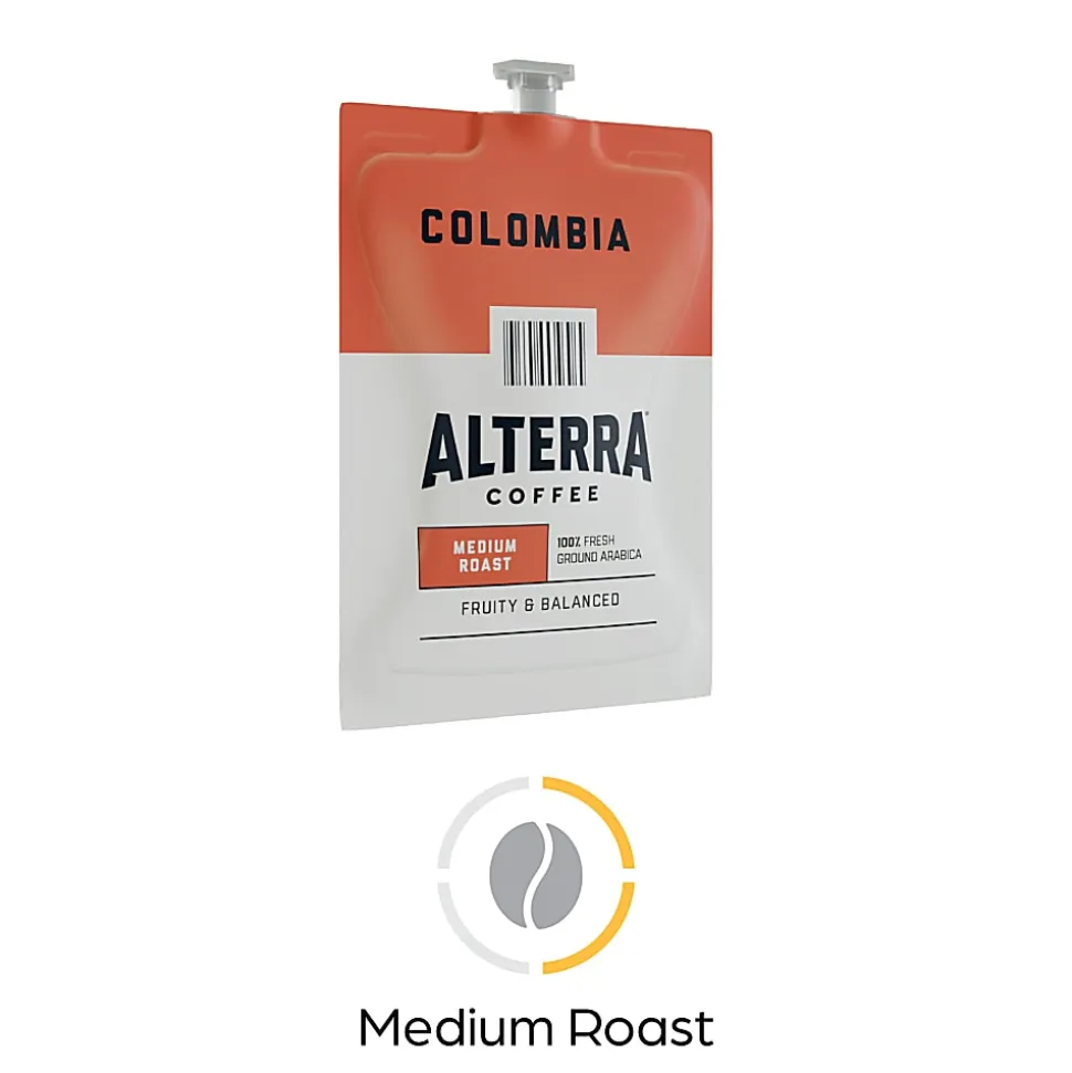 FLAVIA® Coffee ALTERRA® Single-Serve Coffee Freshpacks, Colombia, Carton Of 100