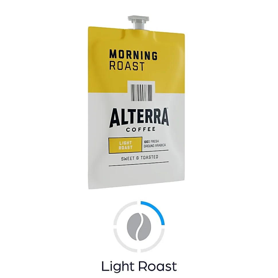 FLAVIA® Coffee ALTERRA® Single-Serve Coffee Freshpacks, Morning Roast, Carton Of 100