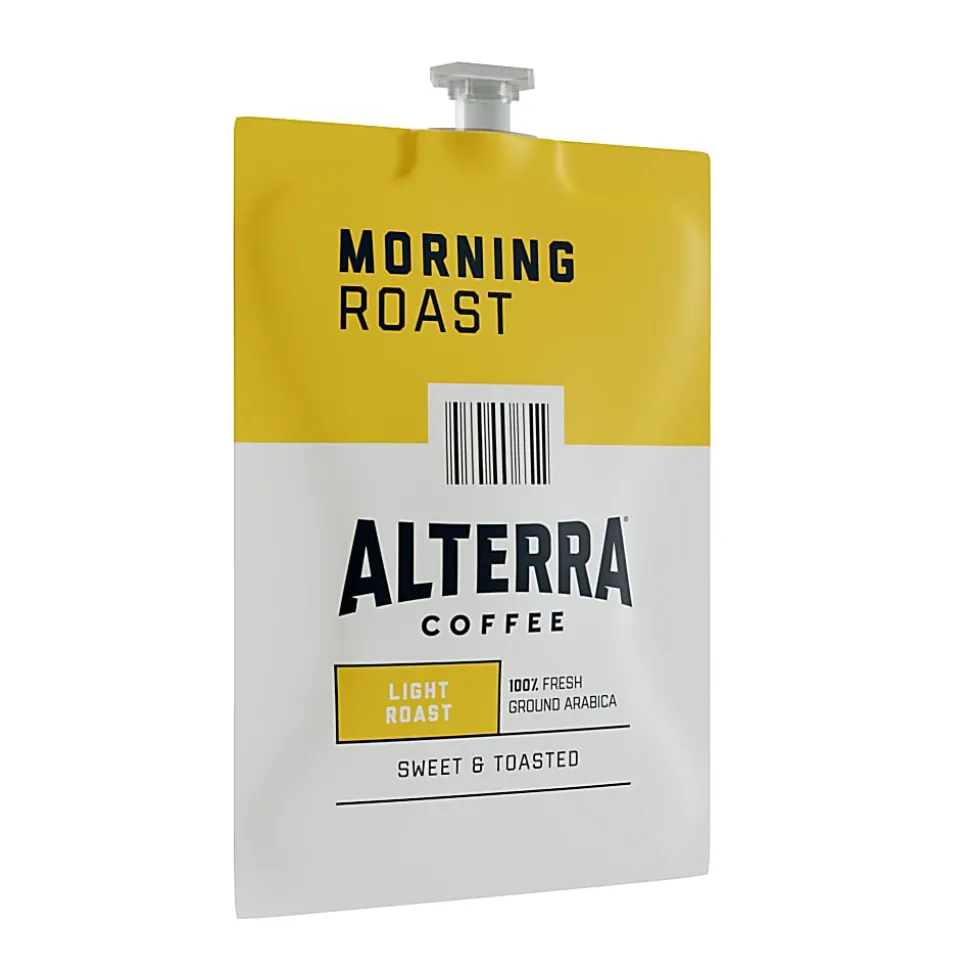 FLAVIA® Coffee ALTERRA® Single-Serve Coffee Freshpacks, Morning Roast, Carton Of 100