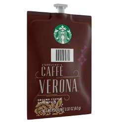 Flavia Starbucks Caffé Verona Coffee Freshpacks, Dark Roast, 0.32 Oz, Case Of 76 Freshpacks