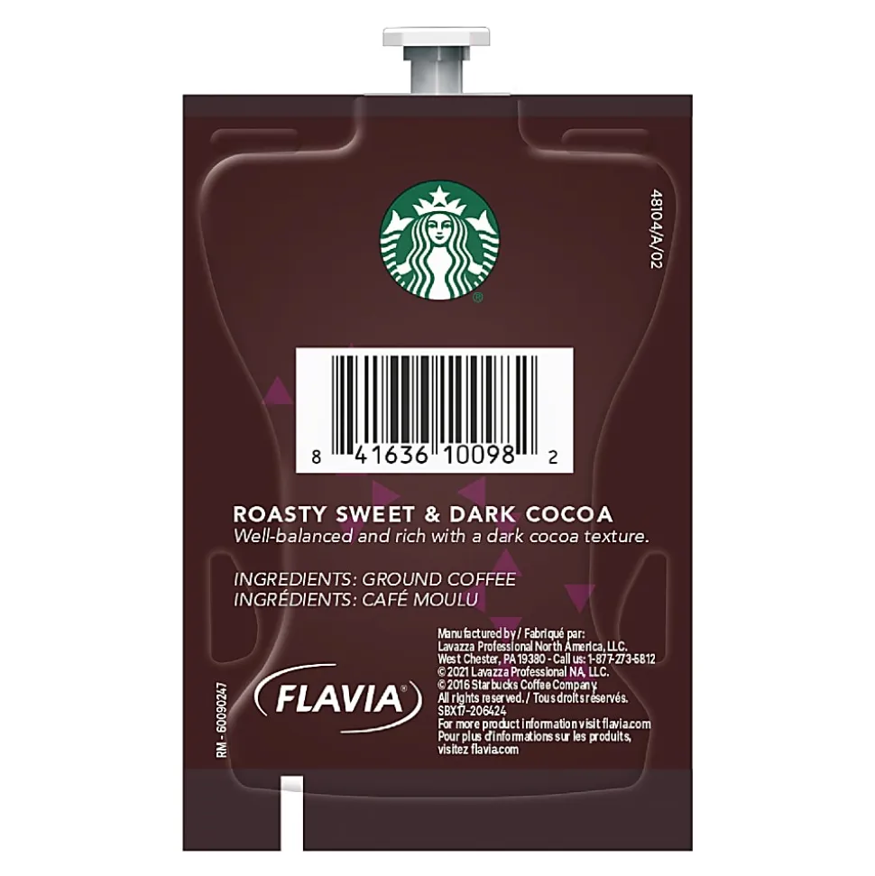 Flavia Starbucks Caffé Verona Coffee Freshpacks, Dark Roast, 0.32 Oz, Case Of 76 Freshpacks