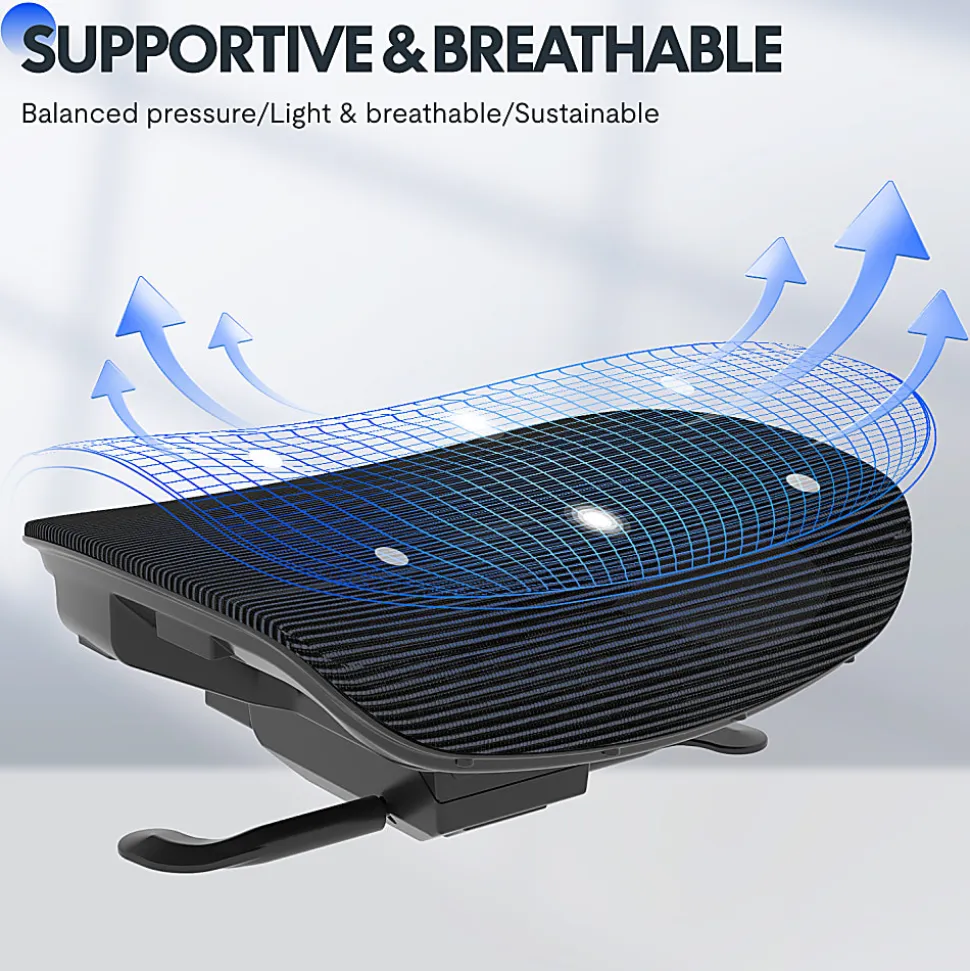 FlexiSpot C7 MAX Ergonomic Mesh Office Chair, Foam Seat in Black color