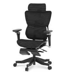 FlexiSpot C7 MAX Ergonomic Mesh Office Chair with Footrest. Black