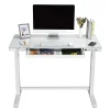FlexiSpot Comhar Electric 48"W Height-Adjustable Staanding Desk, White